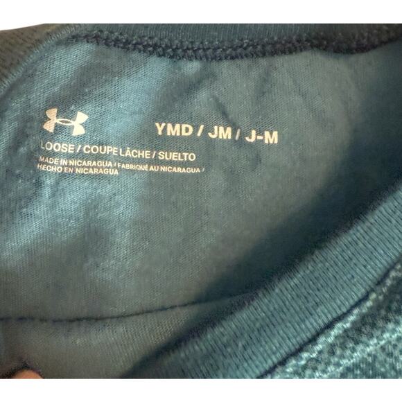 Under Armour Teal Long-Sleeve Tee - Youth Medium (YMD) - Picture 3 of 3